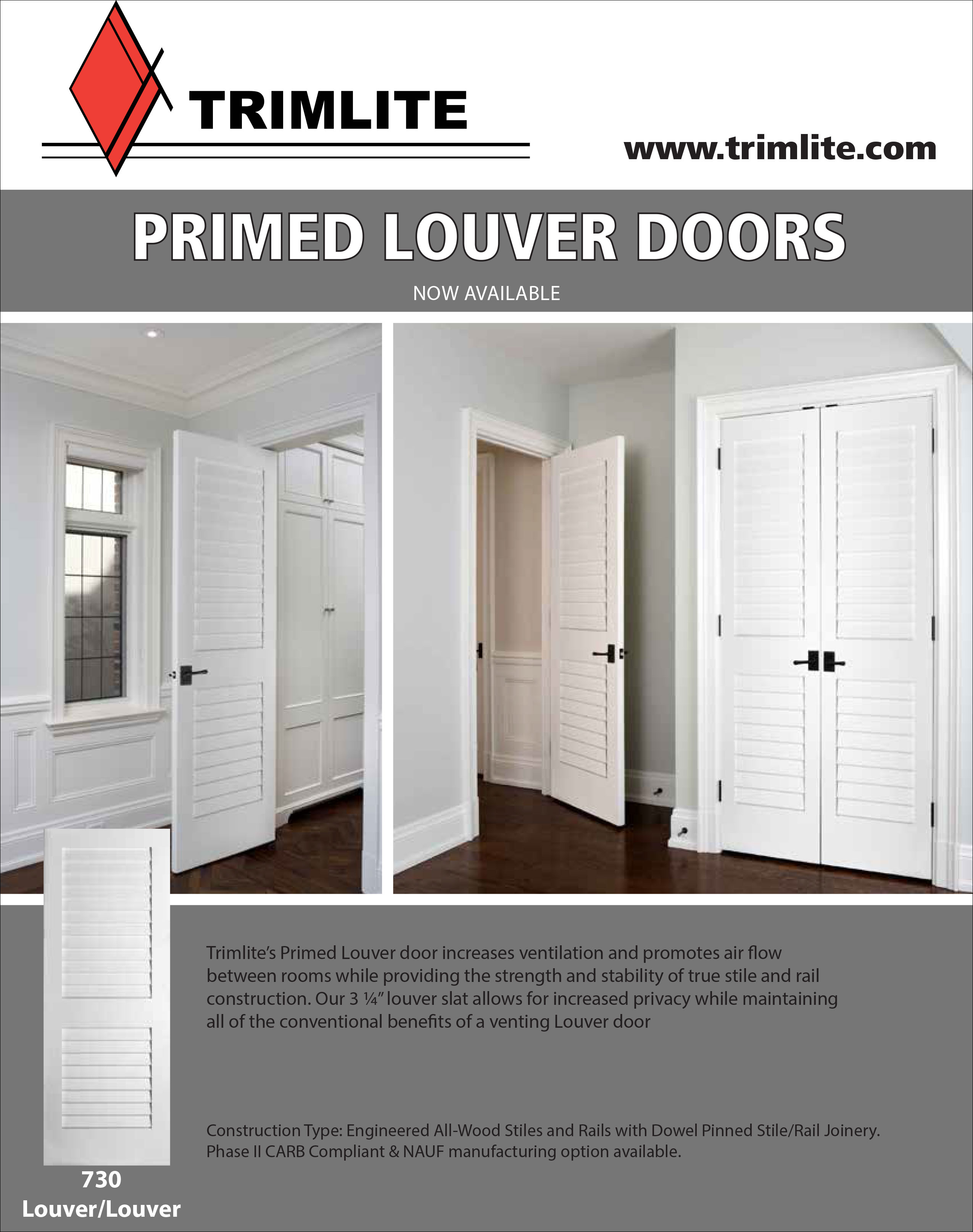 mid century modern doors trimlite