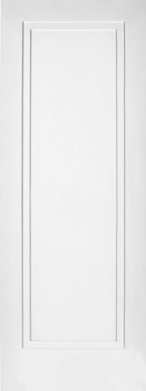#8491 Primed 1-Panel 2-Step Shaker Interior Door