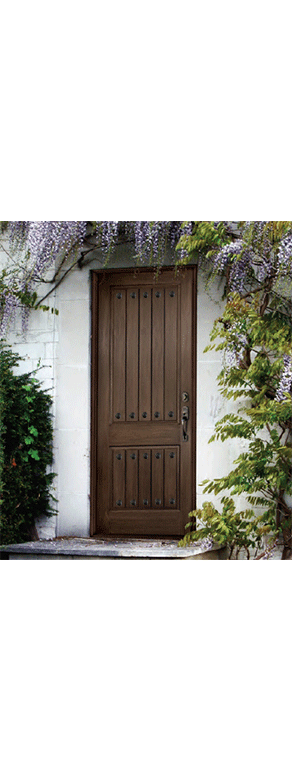 Rustic Clavos Front Door